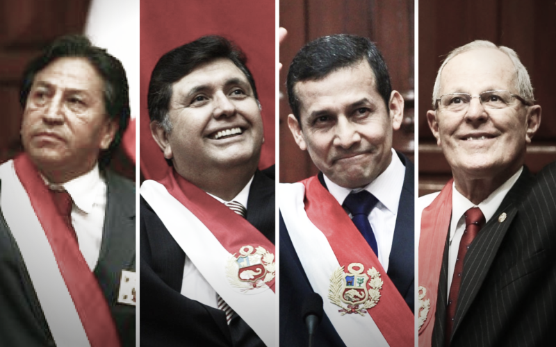 Ex presidentes investigados por corrupción reciben 7 millones de soles en pensiones