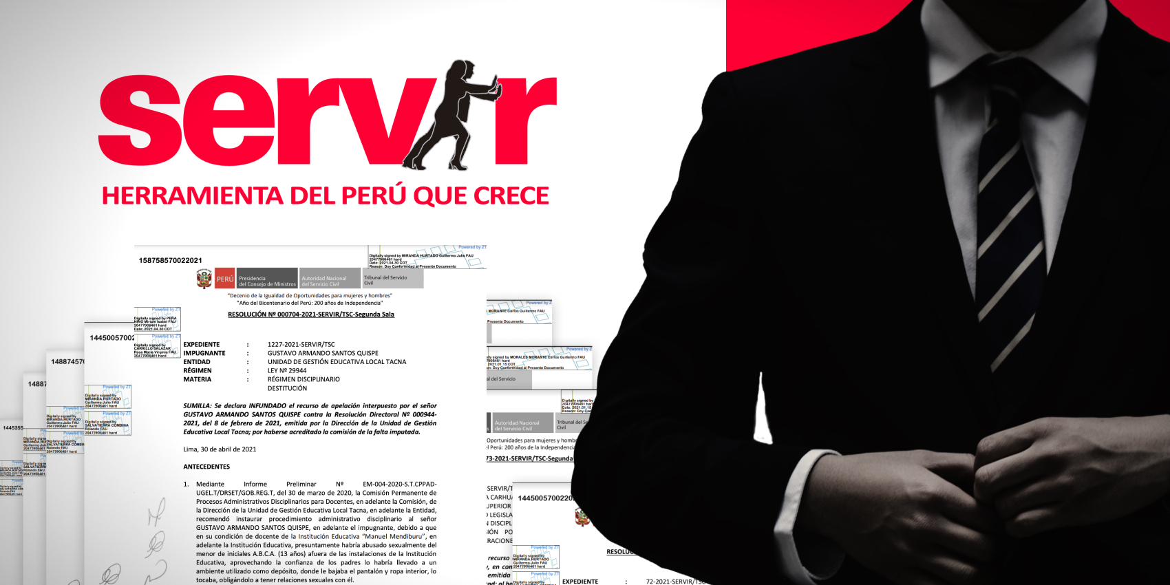 Acosadores y violadores sexuales en la administración pública