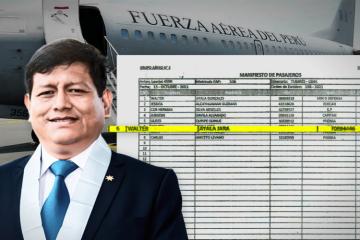 Ex ministro de Defensa utilizó avión FAP para viajar con su hijo a Tumbes 